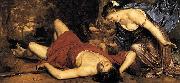 Cornelis Holsteyn, Venus and Cupid lamenting the dead Adonis